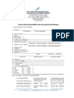 Solicitud de Documento de Voluntad Anticipada: Dr. Juan Jose Pastrana Ancona Notaria Num. 203 Ciudad de Mexico