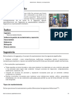 Mantenimiento - Wikipedia, La Enciclopedia Libre PDF