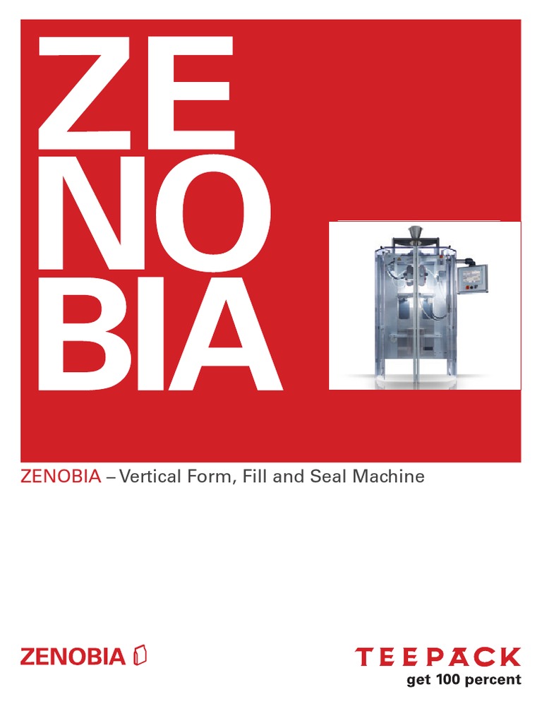 Vertical Form, Fill and Seal Machine Zenobia PDF Automation