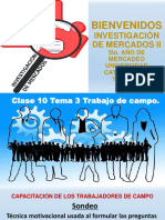 Clase 10 Tema 3 Trabajo de Campo Parte II