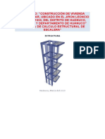 Memoria de Calculo Estructural de Multifamiliar Carlos Raul Criolo Fabian - Escalera