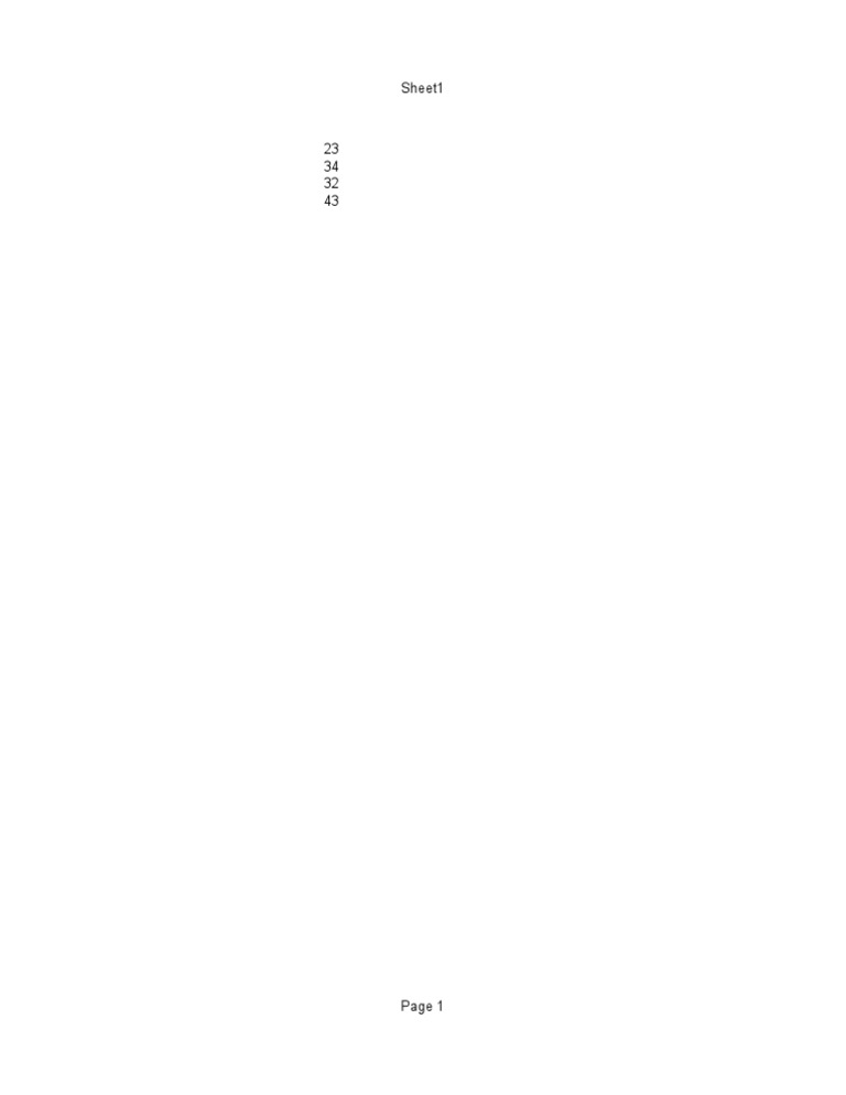 Sheet 1 | PDF