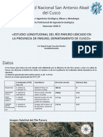 Estudio geomorfológico del río Paruro en Cusco