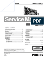 Service Manual: FWM352, FWM371 MP3 3CDC Mini System