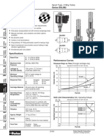 Catalog HY15-3502/US - Technical specifications and performance curves for Parker Hannifin DSL082 series 2-way spool valves