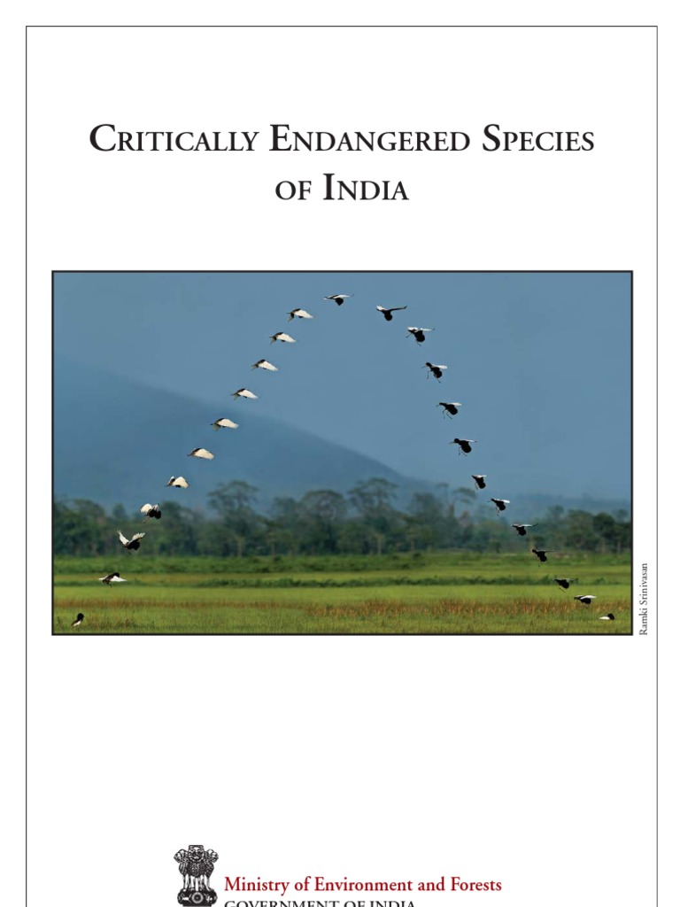 Critically Endangered Species in India | PDF | Home & Garden