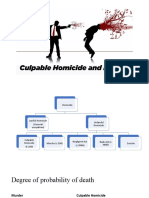 Murder & Culpable Homicide