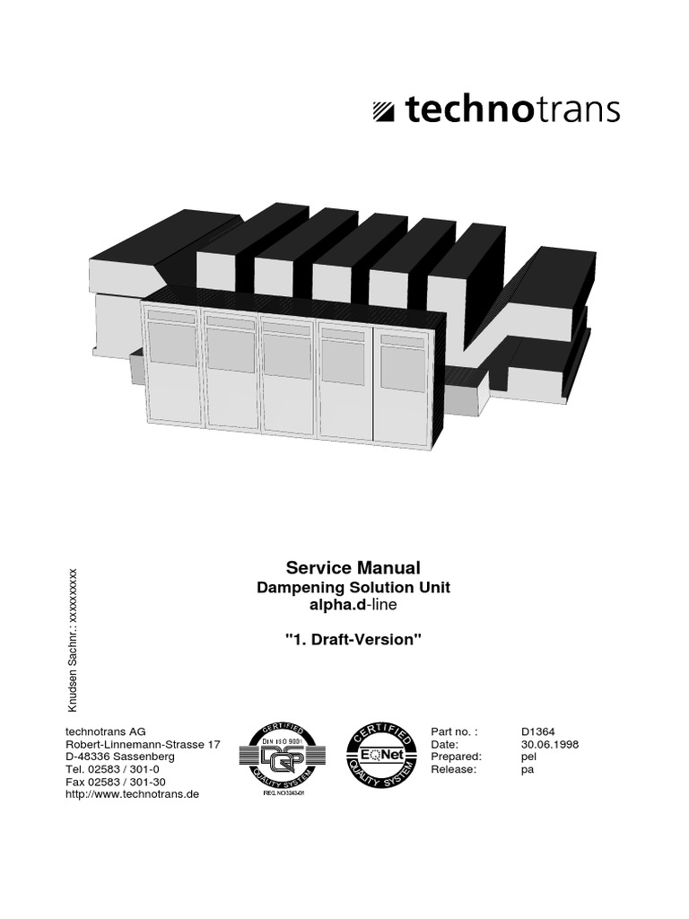 Service Manual Alpha Units PDF | PDF | Safety | Valve
