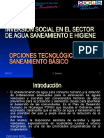 OPCIONES TECNOLÓGICAS DE SANEAMIENTO BÁSICO