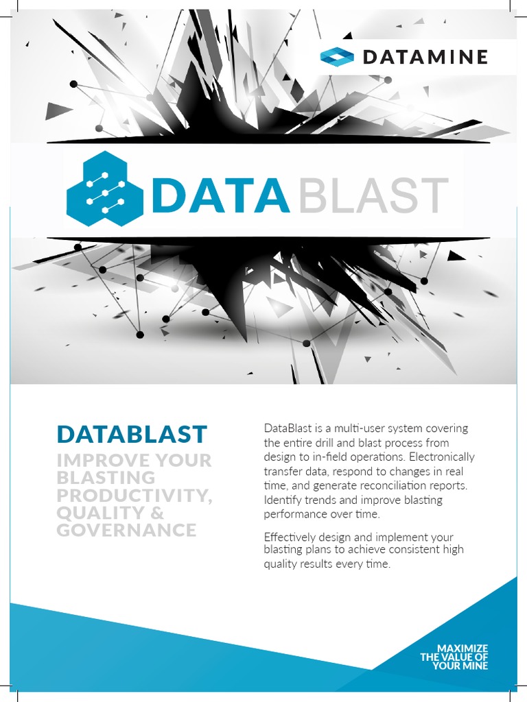 Datablast: Improve Your Blasting Productivity, Quality & Governance ...