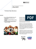HP VEE 4.0 For Win 95 - NT Technical Specifications. HP. 1998