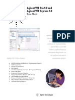 Agilent VEE Pro 9.0 Data Sheet. 2008