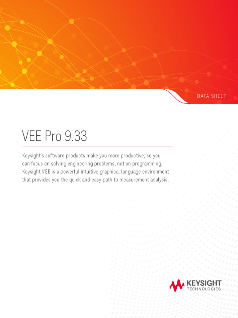 VEE 9.33 Datasheet 5990-9117 | PDF | 64 Bit Computing | Software ...