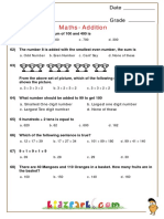 Kidzpark - Addition Assessment - 5753