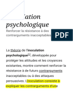Inoculation Psychologique - Wikipédia