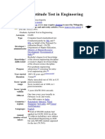 Graduate Aptitude Test in Engineering: Cleanup Guideline