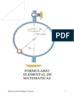 Formulario Elemental de Matematicas