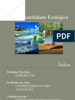 Responsabilidade Ecológica: Uma Questão Ética e Moral