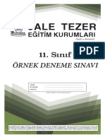 11 Sinif Ornek Deneme Sinavi Kitapcigi PDF