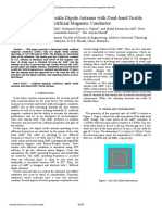 Integrated Two Textile Dipole Antenna With Dual-Band Textile Artificial Magnetic Conductor