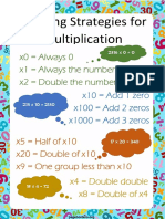 multiplication thinking strategies