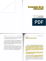 2.2 Carnoy, M. Economía de La Educación. Págs. 61-115.