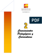 Conocimientos pedagógicos y curriculares