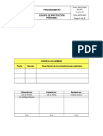 Pro-Ssoma-Snp-022 - Procedimiento Equipo de Proteccion Personal