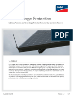 Lightning and overvoltage protection for PV systems