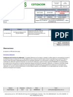 COTIZACIÓN DE CALIBRACIÓN DE CMC 256/356