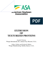 Extrusion OF Texturized Proteins: Wenger International, Inc., Kansas City, Missouri, U.S.A