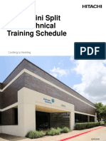 2020 Schedule - VRF and Ductless Training - Training