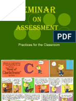Seminar: ON Assessment