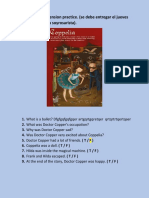 Coppelia Reading Comprehension Practice PDF