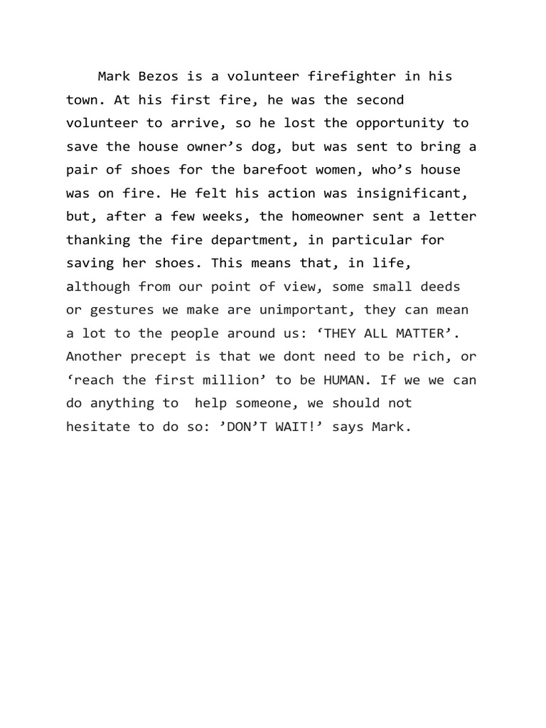 Life Lessons from a Volunteer Firefighter | PDF