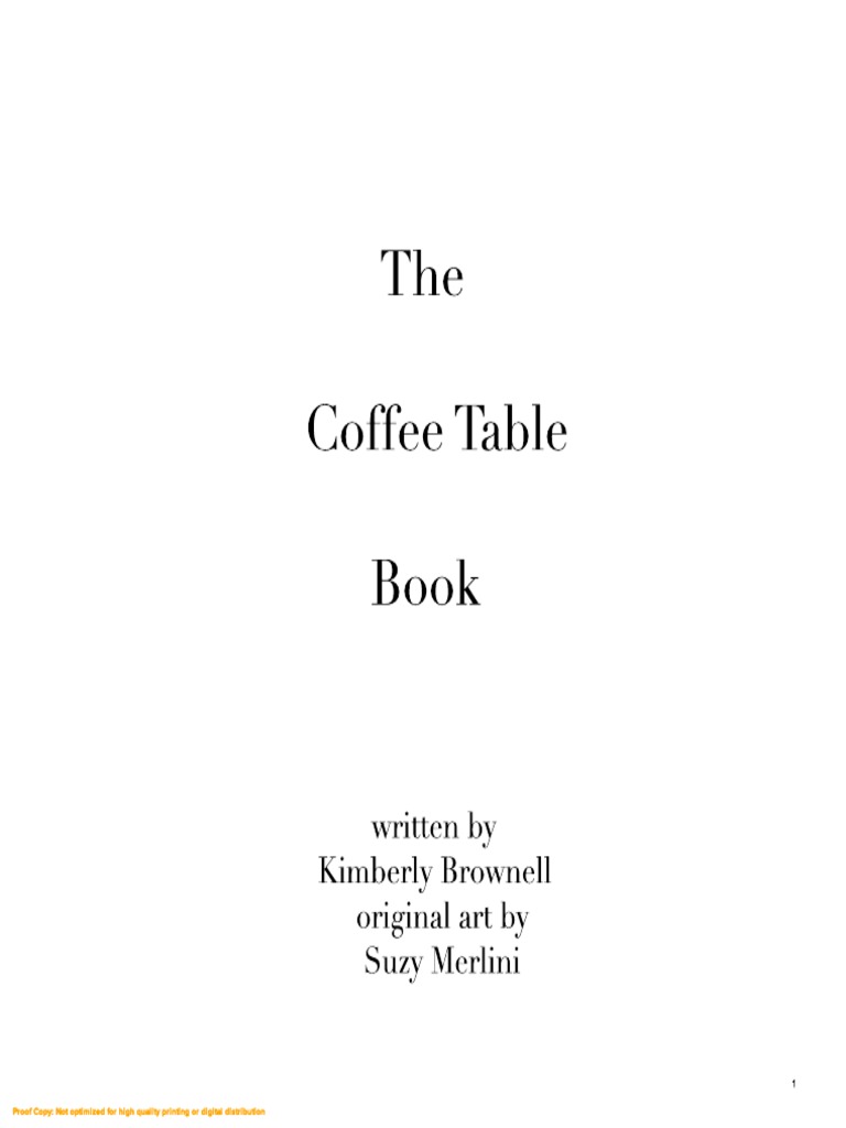 The Coffee Table Book | PDF | Books