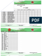 Attendance Monitoring Sheet: Section: BSHM-2D ' Course: Dalumatfil Day: Wednesday & Thursday Time: 7:00-8:30am