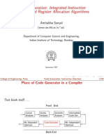 Code Generation: Integrated Instruction Selection and Register Allocation Algorithms