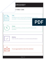 Skype For Business Worksheet Module 3 PDF