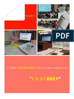 Brochure Curso INTENSIVO ENAO