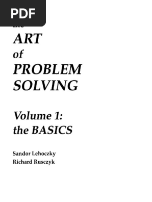 Sandor Lehoczky, Richard Rusczyk - The Art of Problem Solving, Vol