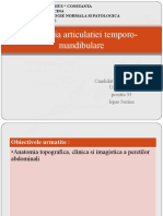 Anatomia Articulatiei Temporo-Mandibulare