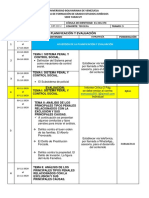 PLANIFICACION 9no Semestre 2020