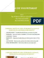 Acțiuni de voluntariat