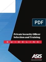 ASIS 20private 20security 20officer 20guide Public PDF