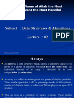 Subject: Data Structures & Algorithms Ecture: 02