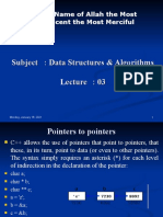 Subject: Data Structures & Algorithms Ecture: 03