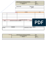 Formato Plan de Actividades Semanales