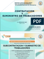 Subcontratación y Suministro de Trabajadores