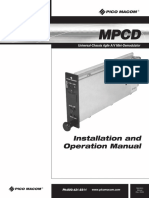 Installation and Operation Manual: Universal-Chassis Agile A/V Mini-Demodulator